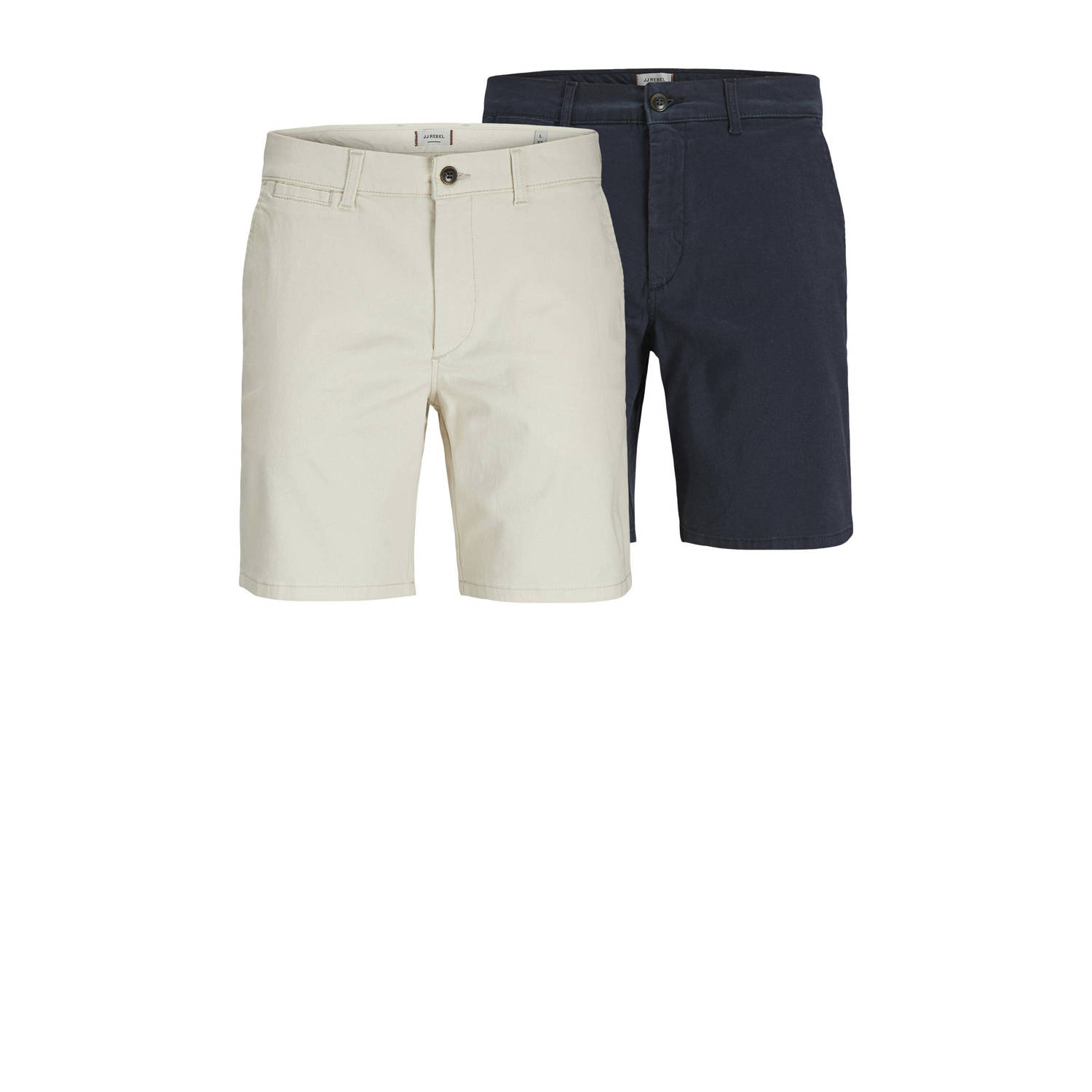 JJ REBEL regular chino short JREBSHARP multi (set van 2)