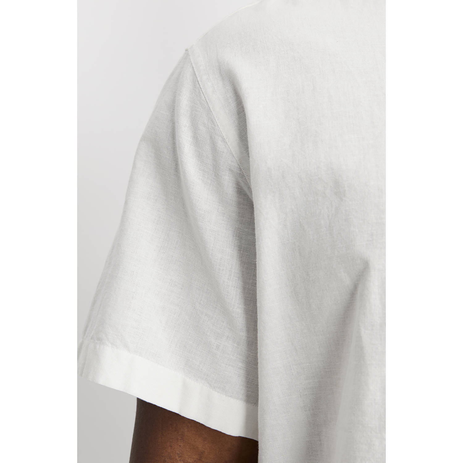 JACK & JONES PLUS SIZE casual overhemd wit