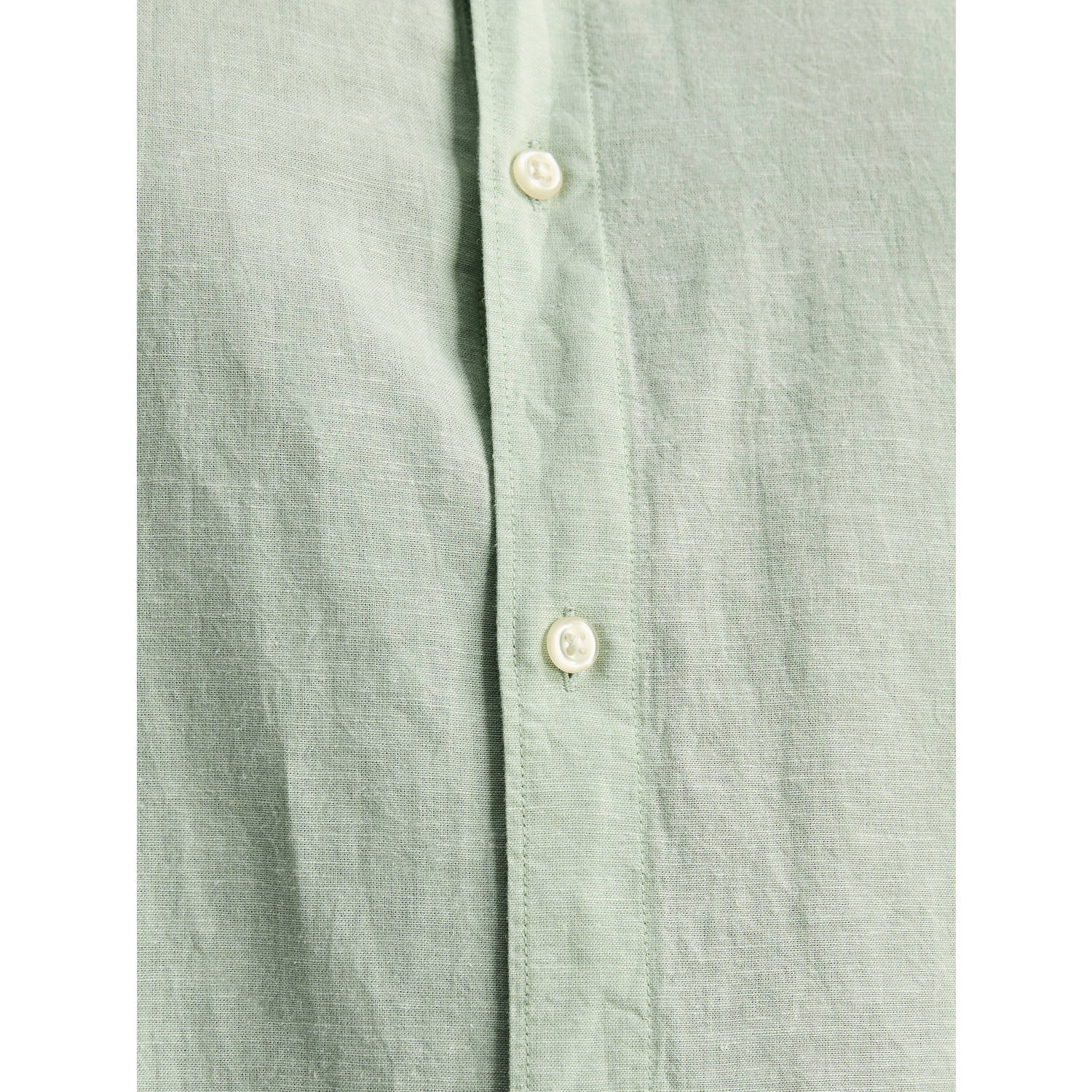 JACK & JONES PLUS SIZE casual overhemd mintgroen