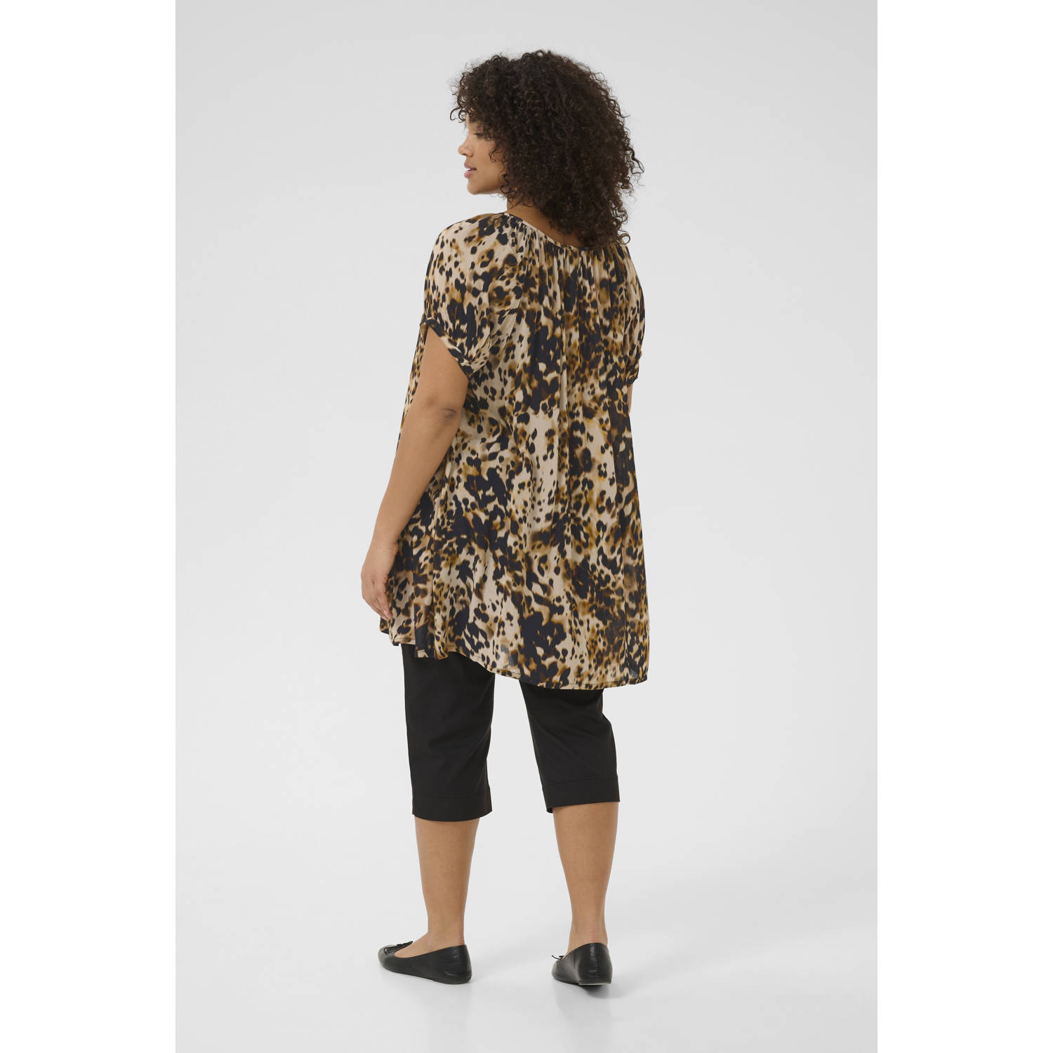 Kaffe Curve tuniek bruin