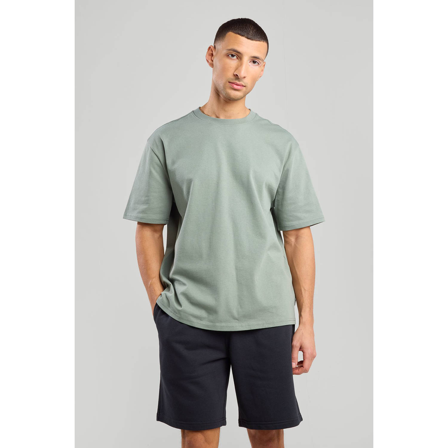 America Today T-shirt grijsgroen