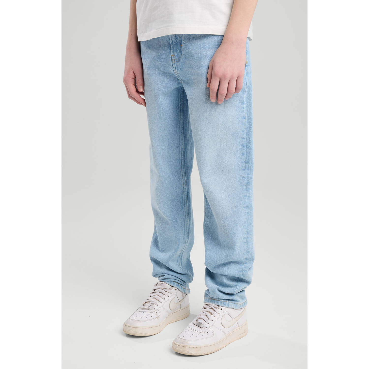 America Today relaxed  waist tapered jeans blauw
