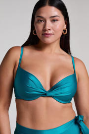 thumbnail: Hunkemöller voorgevormde beugel bikinitop Aqua zeegroen
