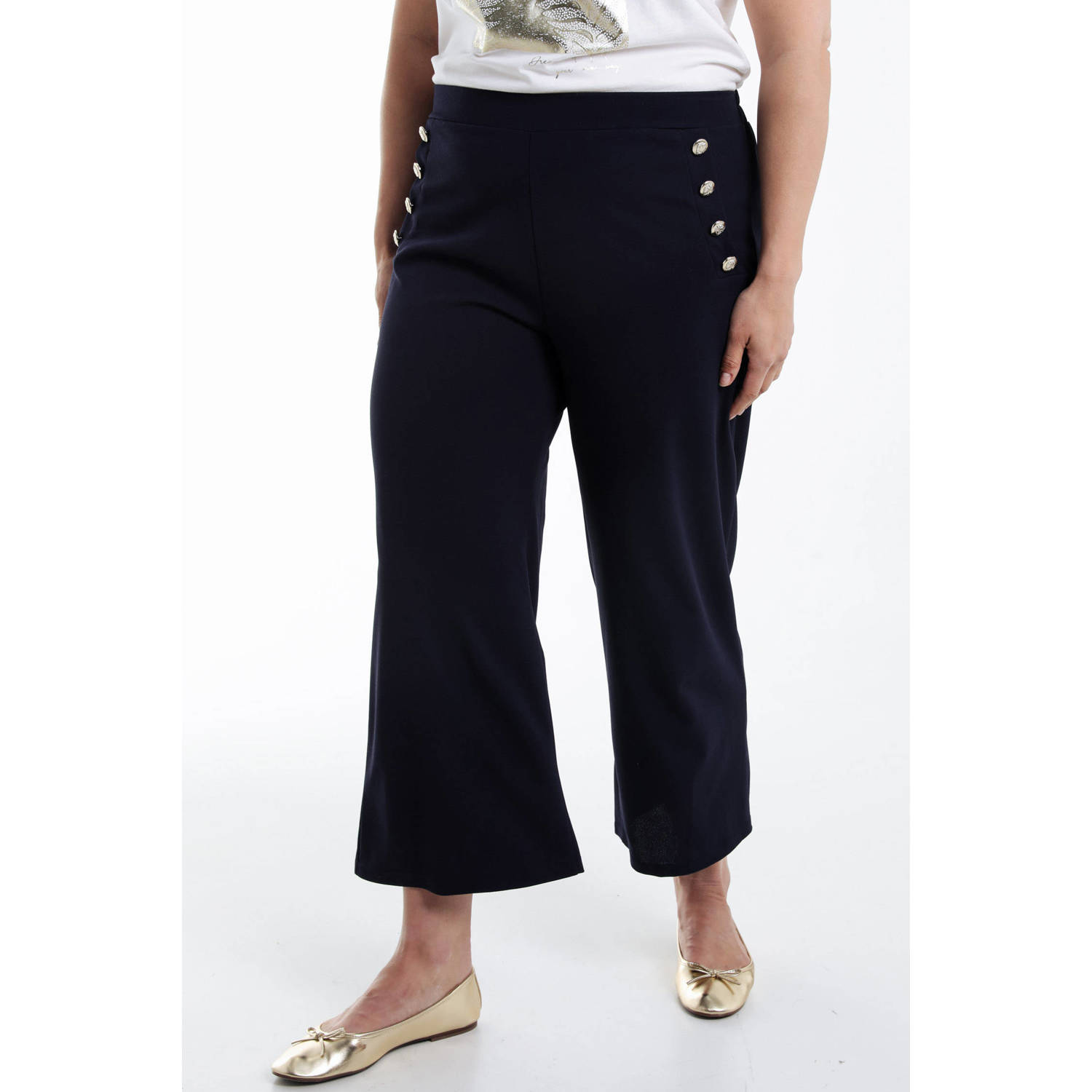 Paprika straight regular waist broek