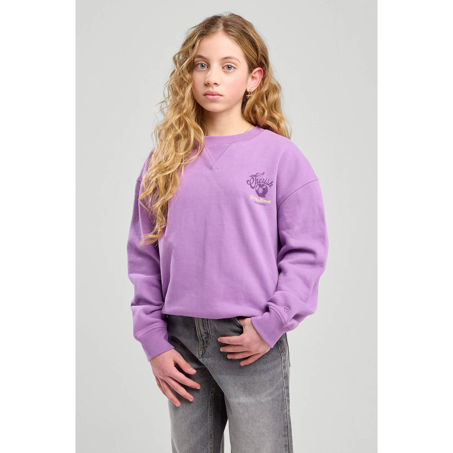 America Today sweater lila
