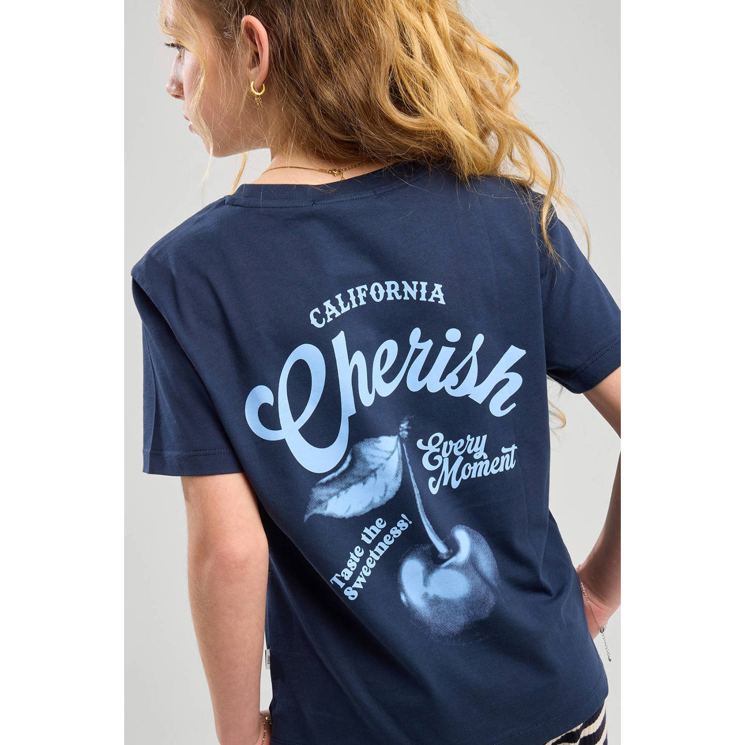 America Today T-shirt donkerblauw