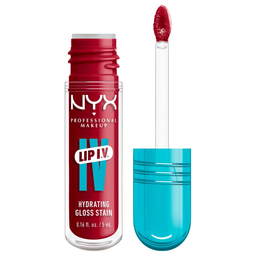 NYX Professional Makeup Lip IV Hydraterende Lipgloss - 11 Red-y.Set.Wet