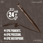 thumbnail: NYX Professional Makeup Epic Ink Liner - Waterproof Eyeliner - Dark Chocolate
