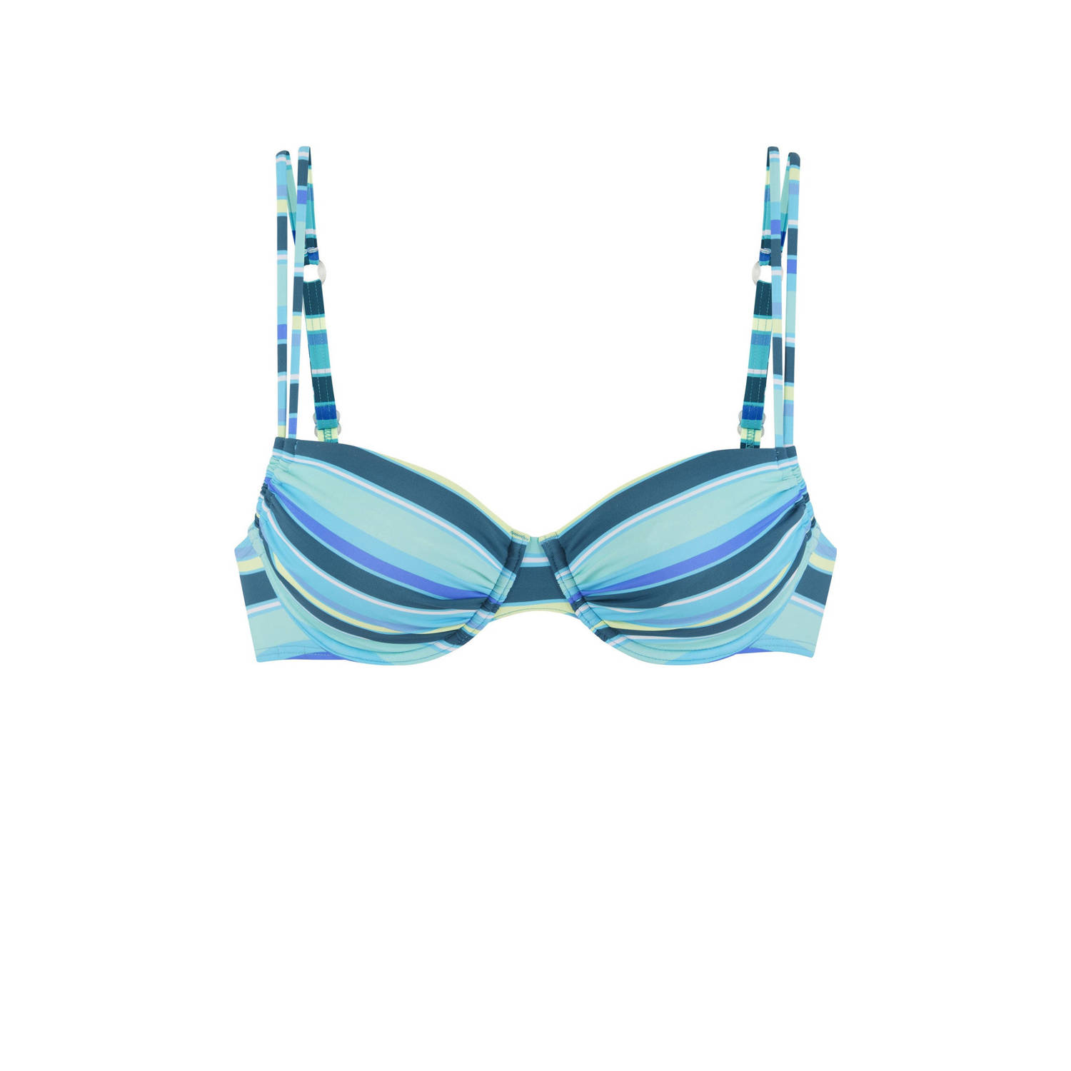 S.Oliver RED LABEL Beachwear Bikinitop met beugels Fun in een trendy streepdessin