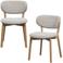WOOOD WOOOD Udar Eetkamerstoelen Houten Frame - Naturel - Set van 2