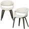 WOOOD Yossi Eetkamerstoelen Houten Naturel Poot - Naturel - Set van 2