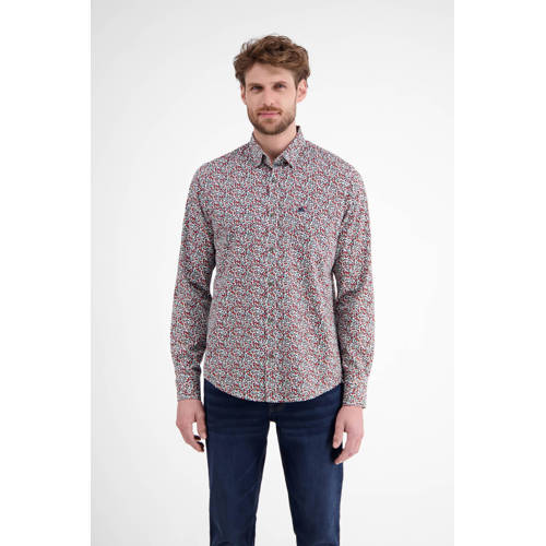LERROS regular casual overhemd rood afbeelding