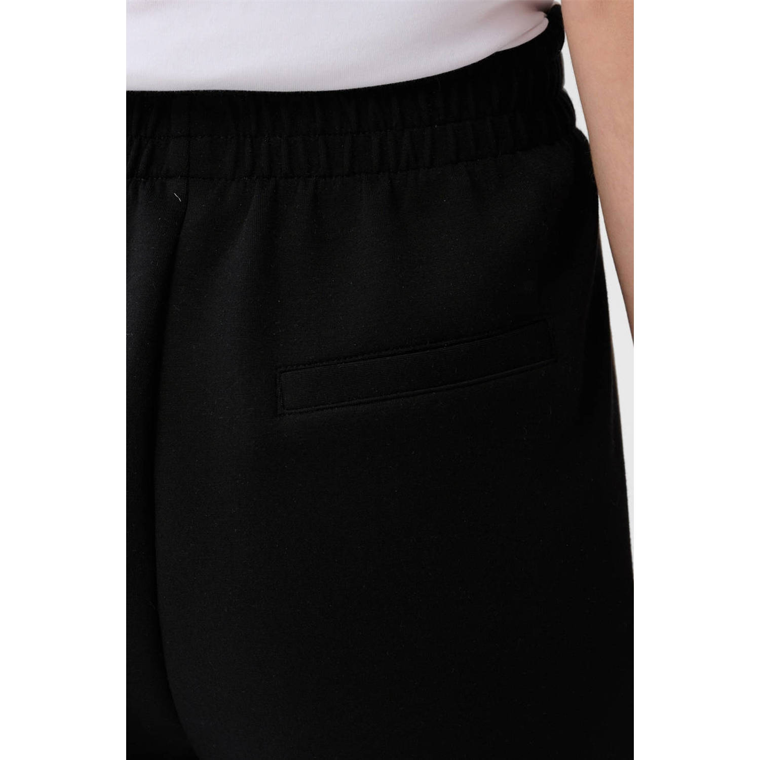 Shoeby wide leg high waist casual broek zwart