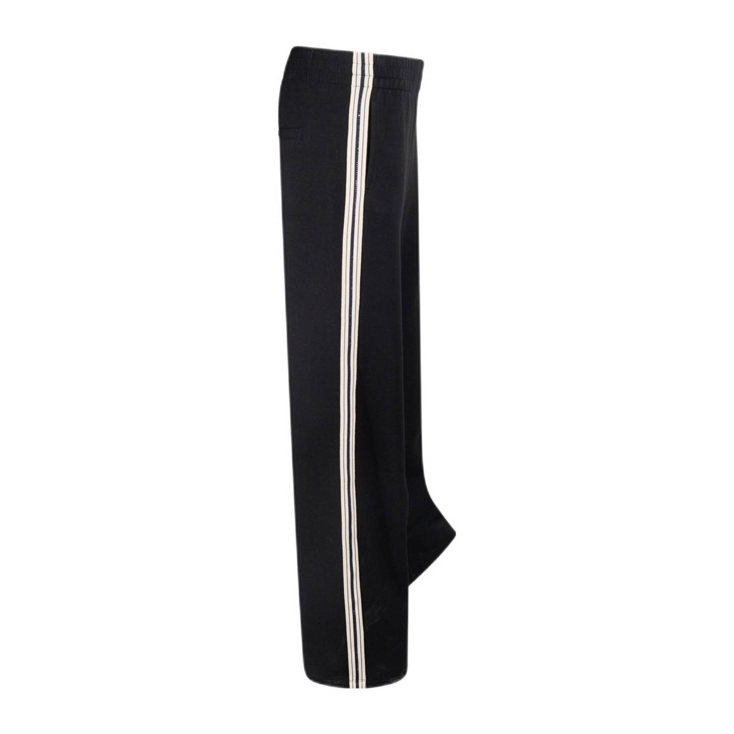 Shoeby wide leg high waist casual broek zwart