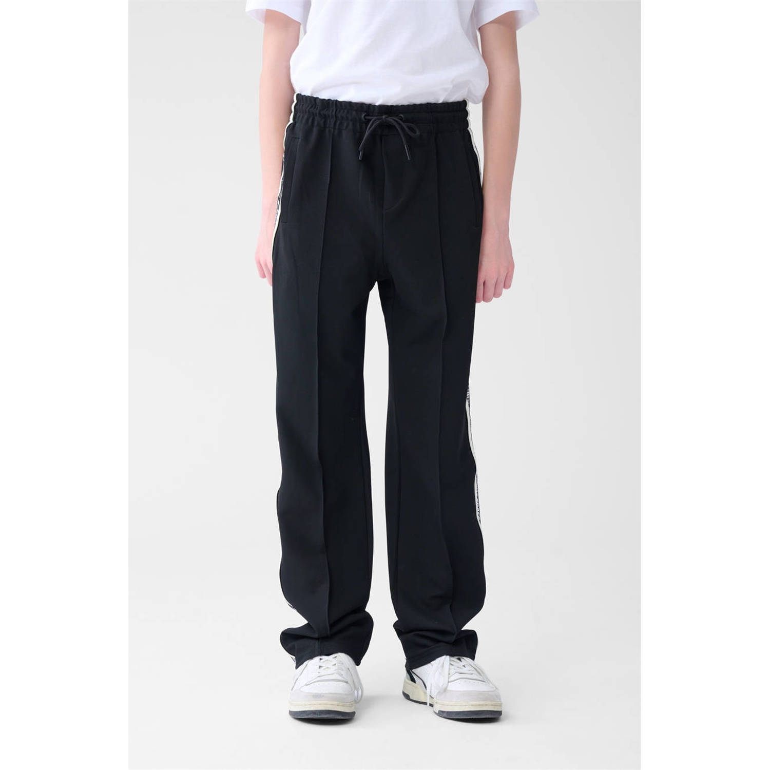 Shoeby straight casual broek zwart