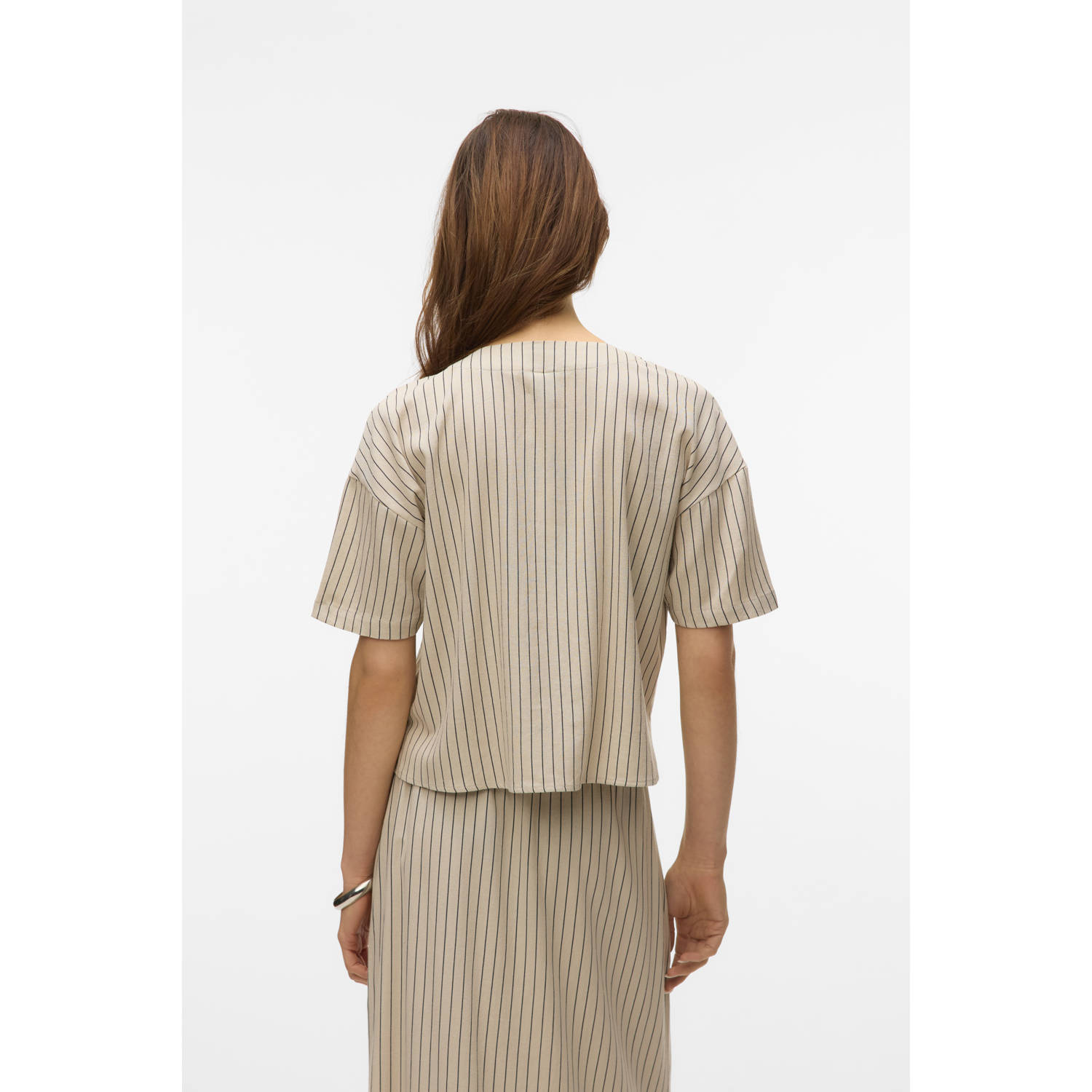 VERO MODA linnen blouse ecru