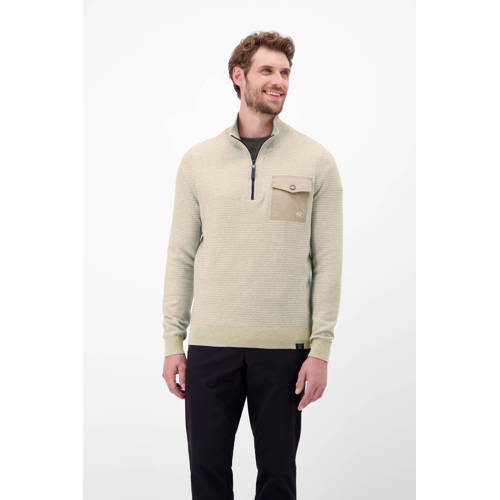 LERROS trui rib gebreid beige afbeelding