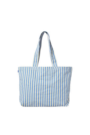  gestreepte shopper JXBETHANY blauw
