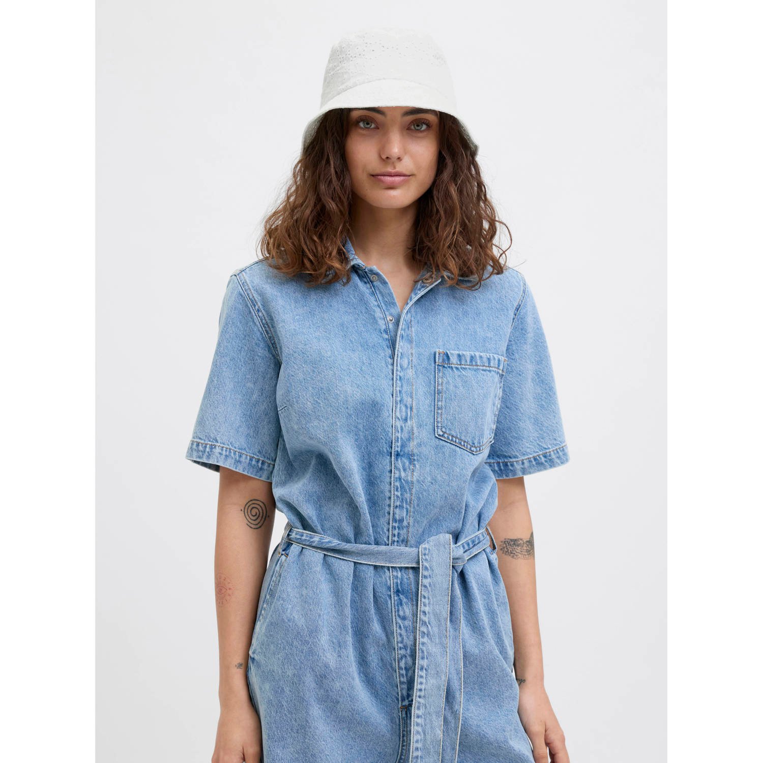JJXX bucket hat JXLU wit