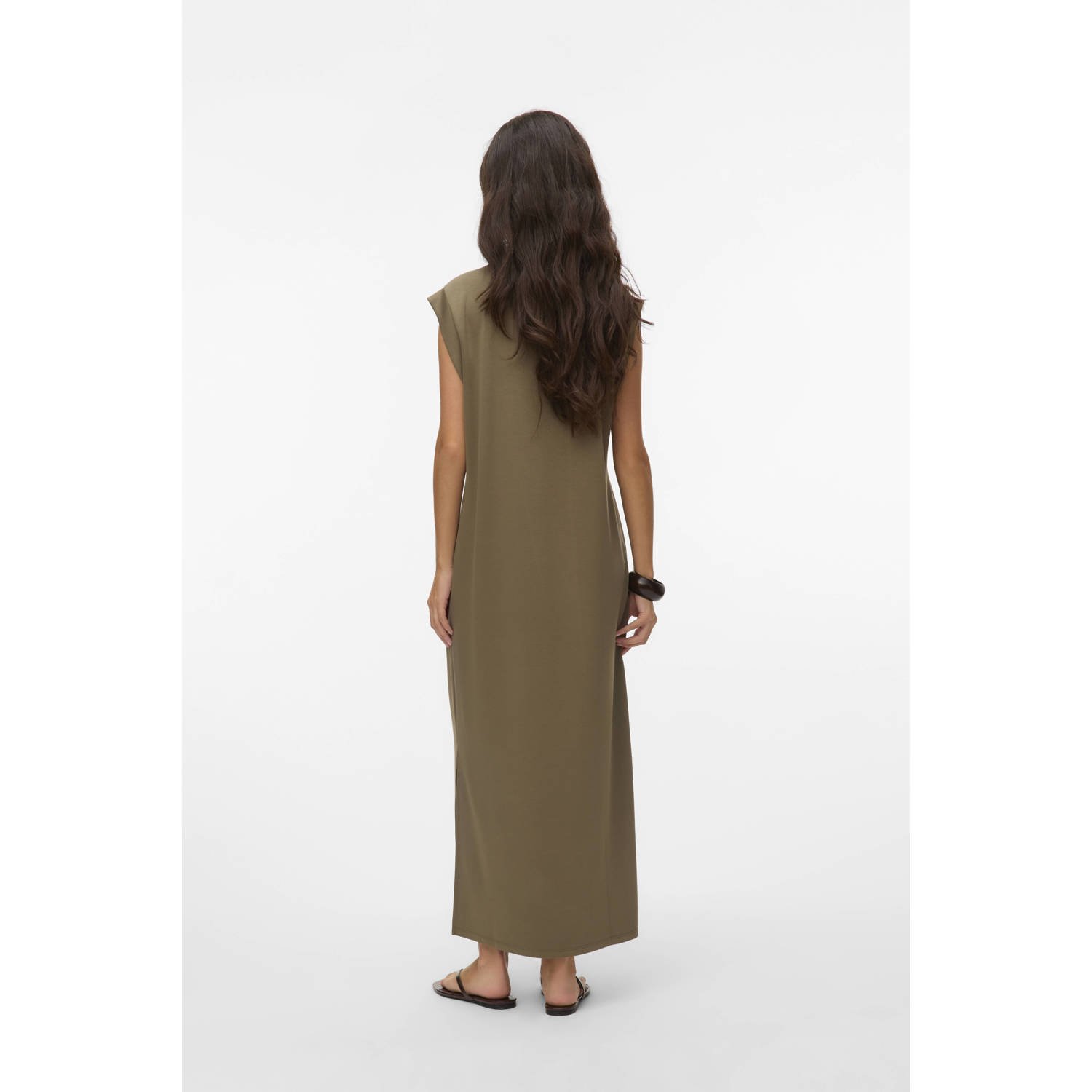 VERO MODA maxi jurk kaki