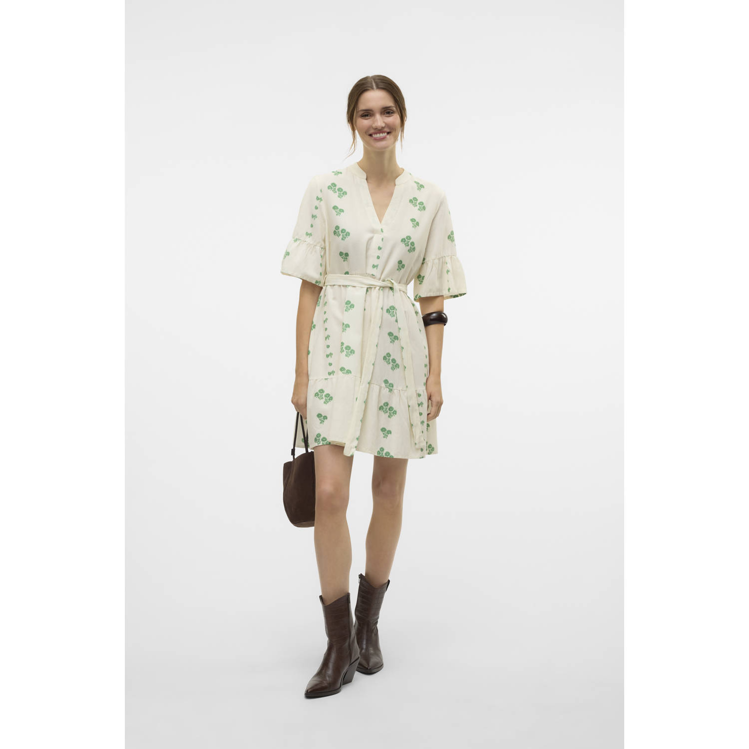 VERO MODA zomerjurk ecru