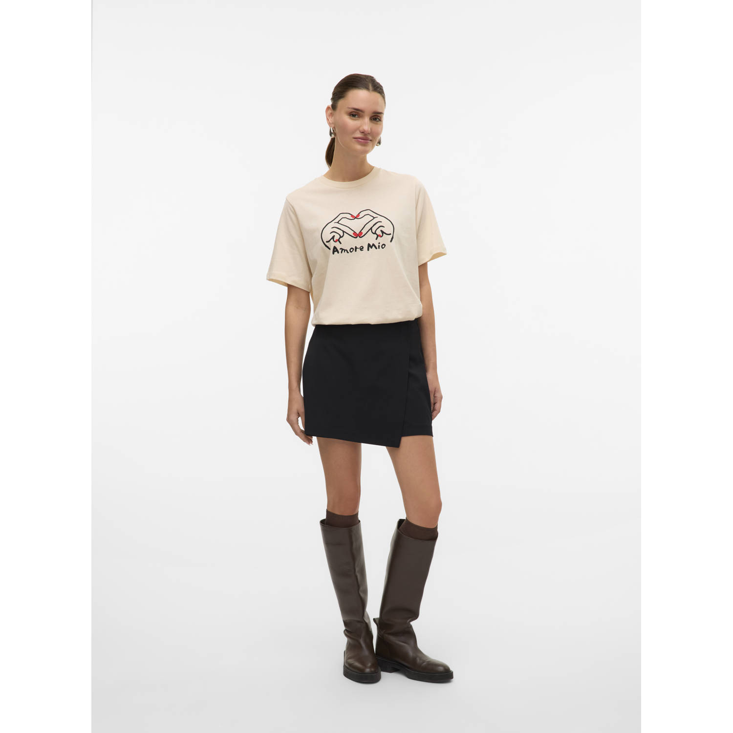VERO MODA skort zwart