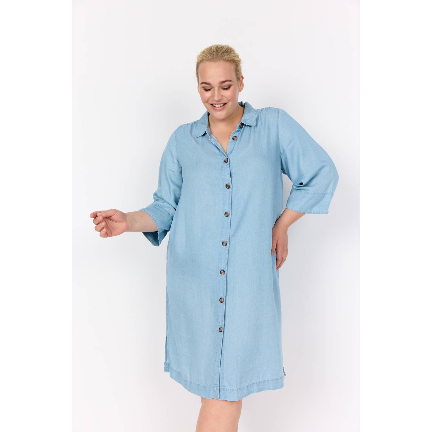 Wasabiconcept zomerjurk blauw