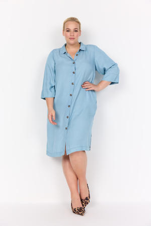 zomerjurk blauw