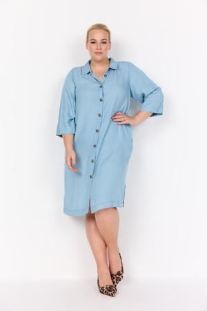 zomerjurk blauw