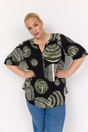 blousetop zwart