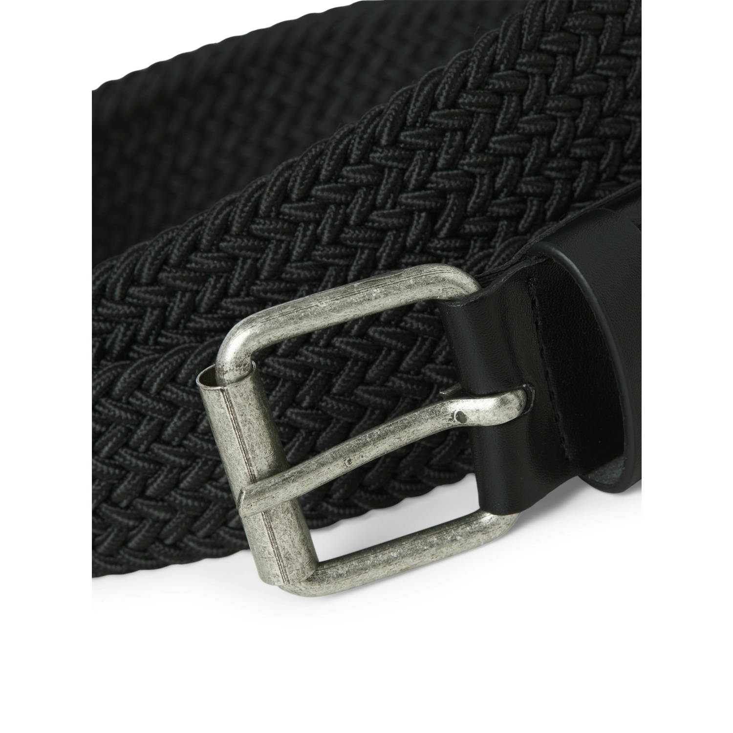 JACK & JONES riem JACTERAN zwart