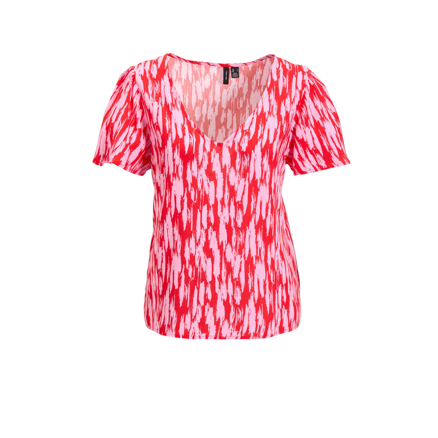 VERO MODA T-shirt donkerrood