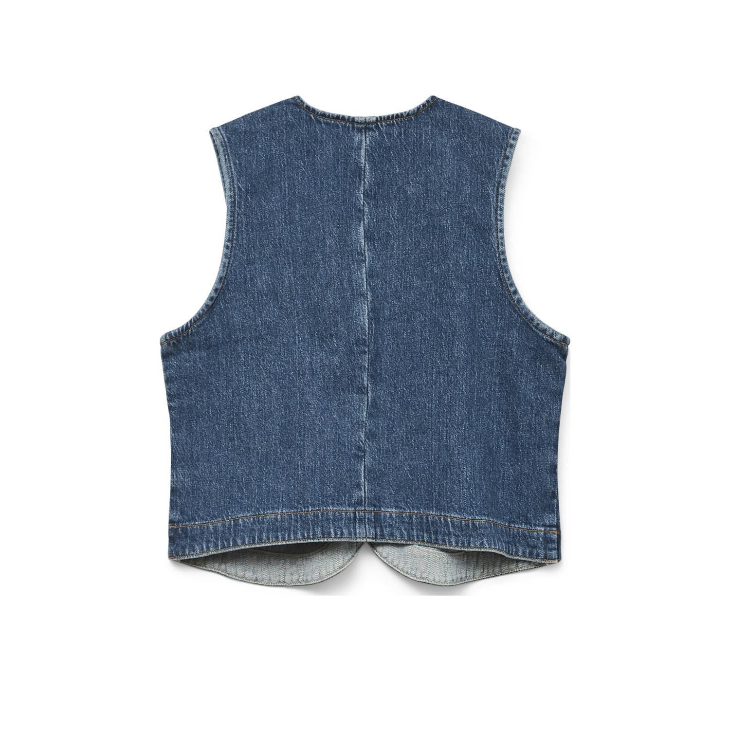 VERO MODA denim gilet medium blue denim
