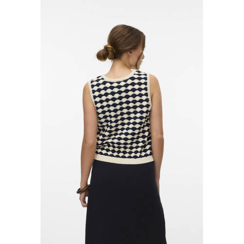 VERO MODA top blauw gebreid afbeelding
