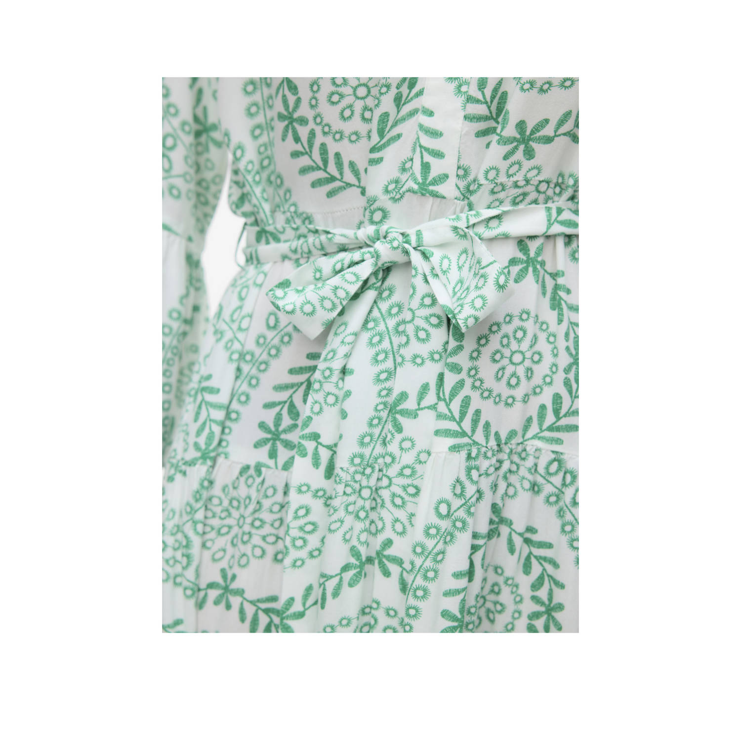 VERO MODA mini jurk broderie wit