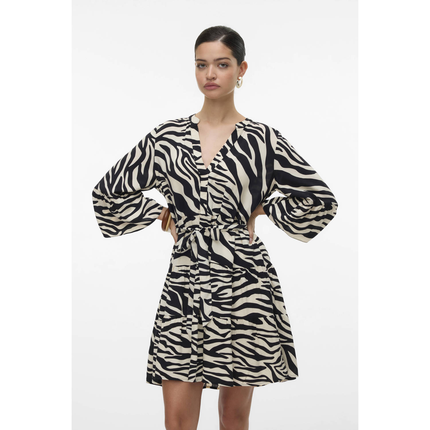 VERO MODA mini jurk ecru