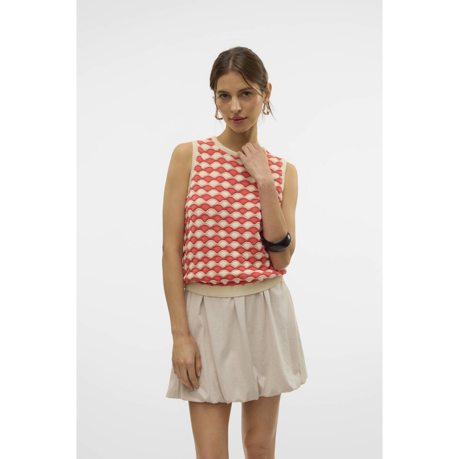 Vero Moda Carry Sleeveless Crew Sweater Dames