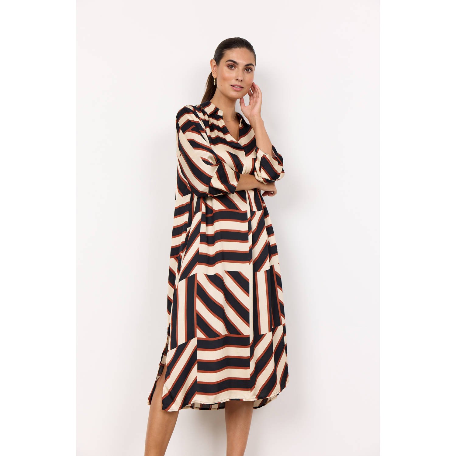 Soyaconcept midi jurk zwart