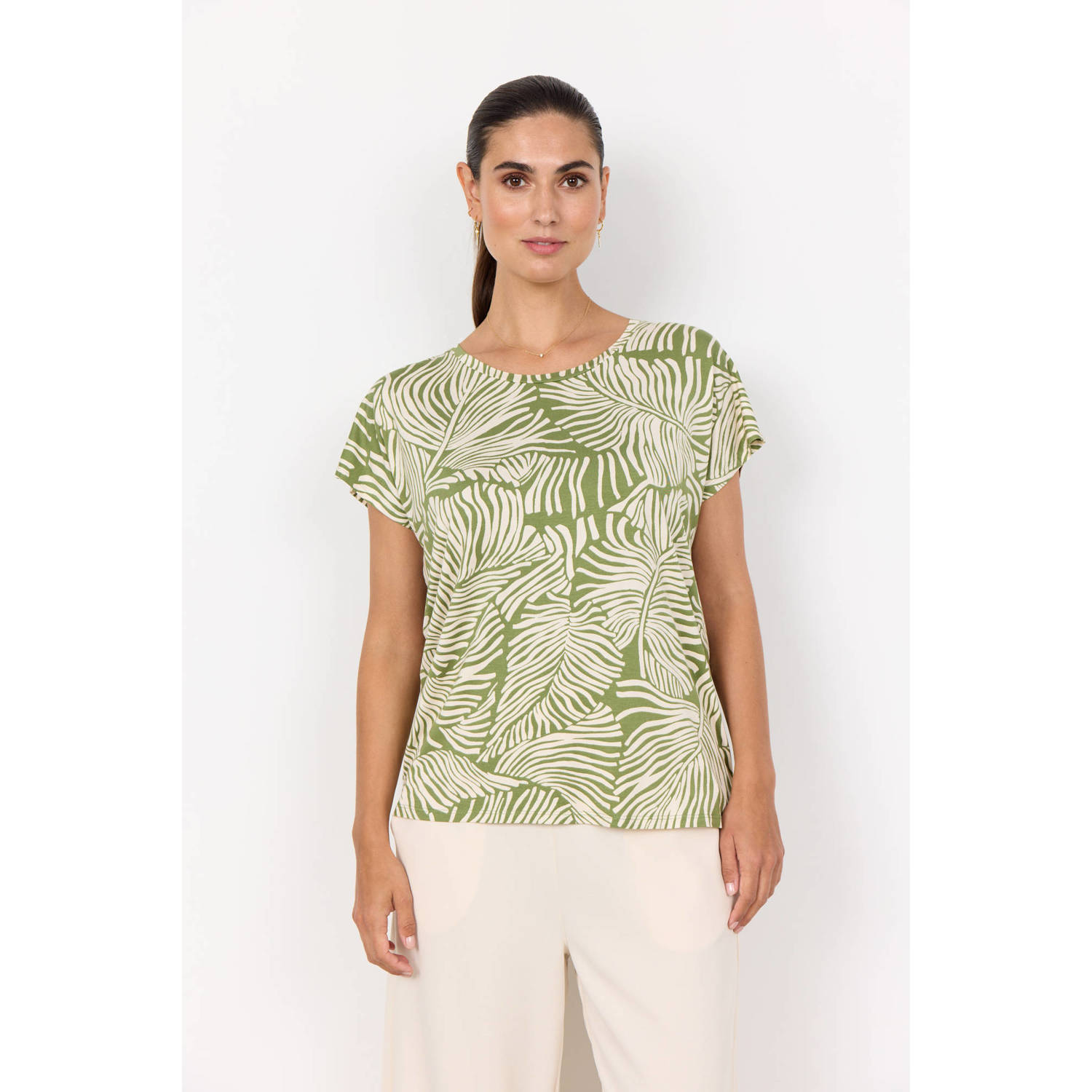 Soyaconcept T-shirt met ronde hals model 'MARICA'