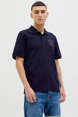 regular polo donkerblauw