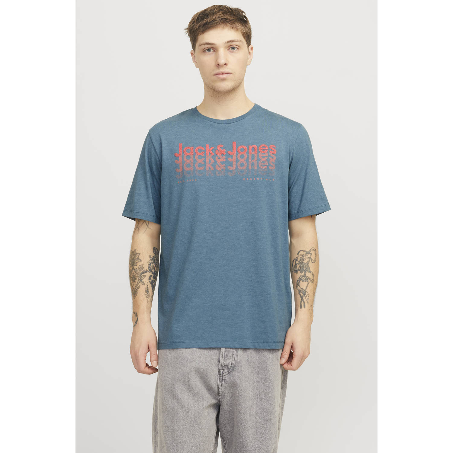 JACK & JONES T-shirt blauw