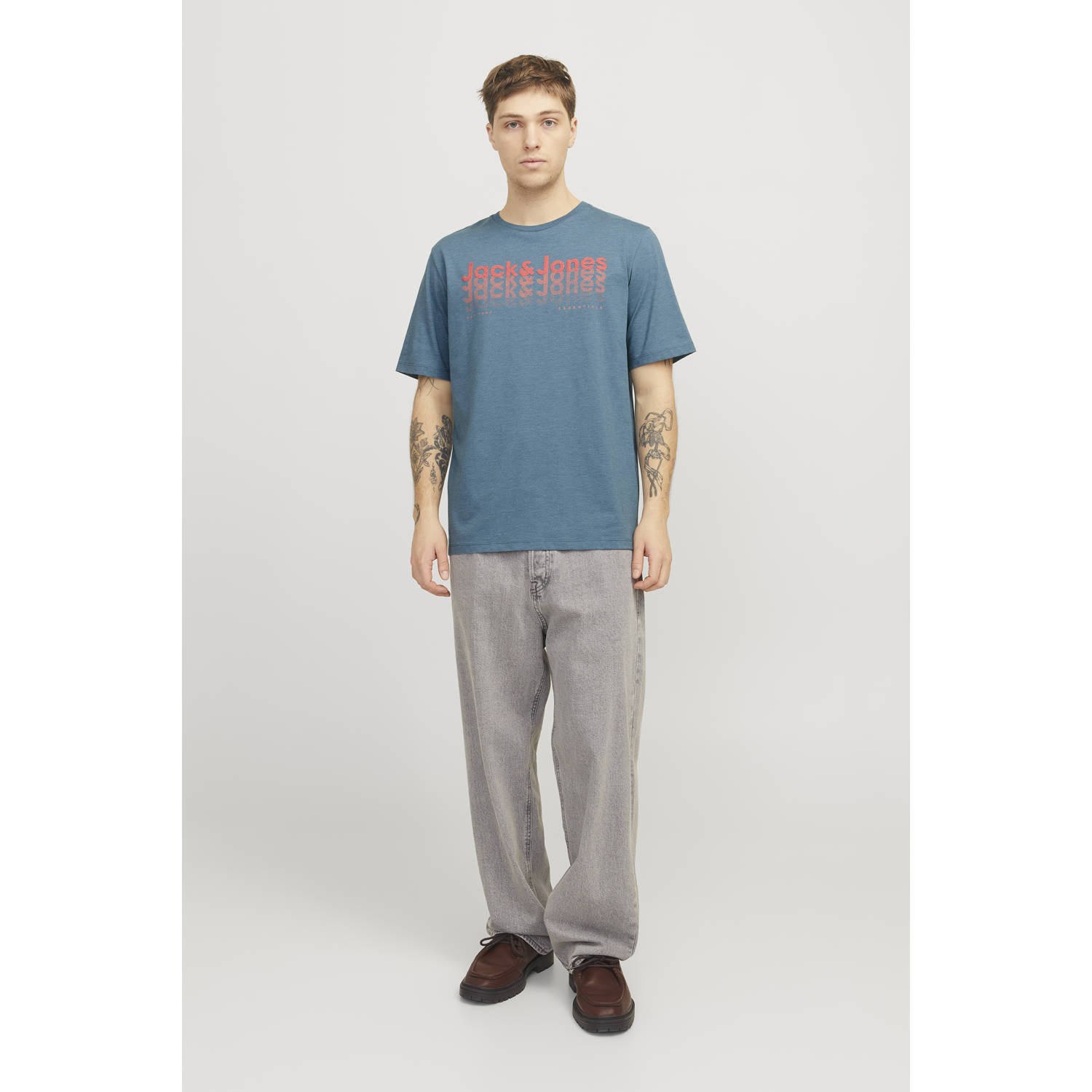 JACK & JONES T-shirt blauw