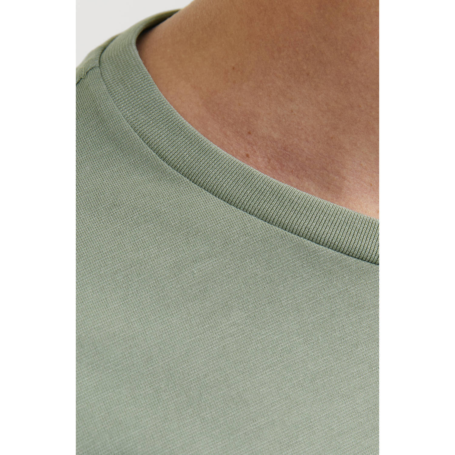 JACK & JONES T-shirt grijsgroen