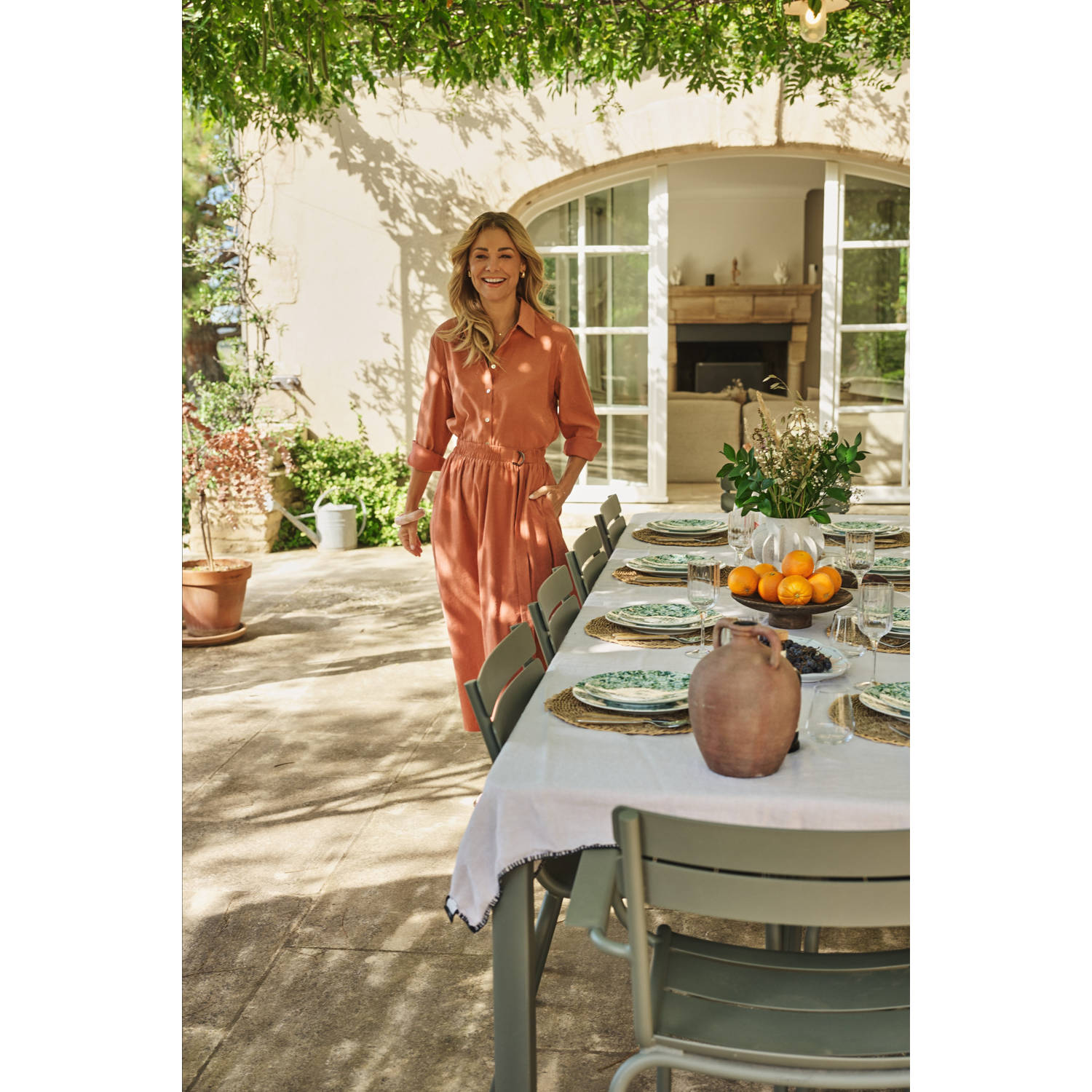 G-maxx X Froukje blouse donker oranje