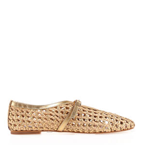   raffia ballerina's beige