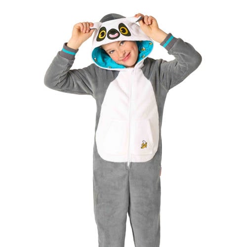 OppoSuits Onesie maki grijs/wit afbeelding