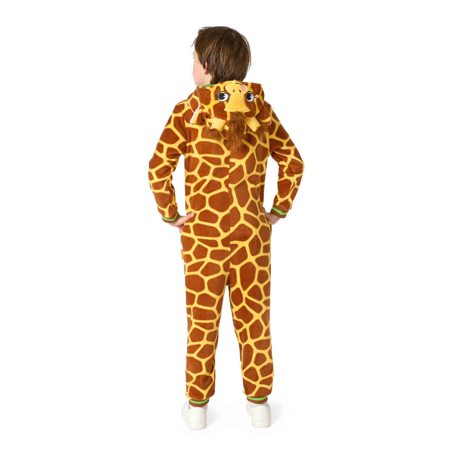 OppoSuits onesie giraffe bruin geel