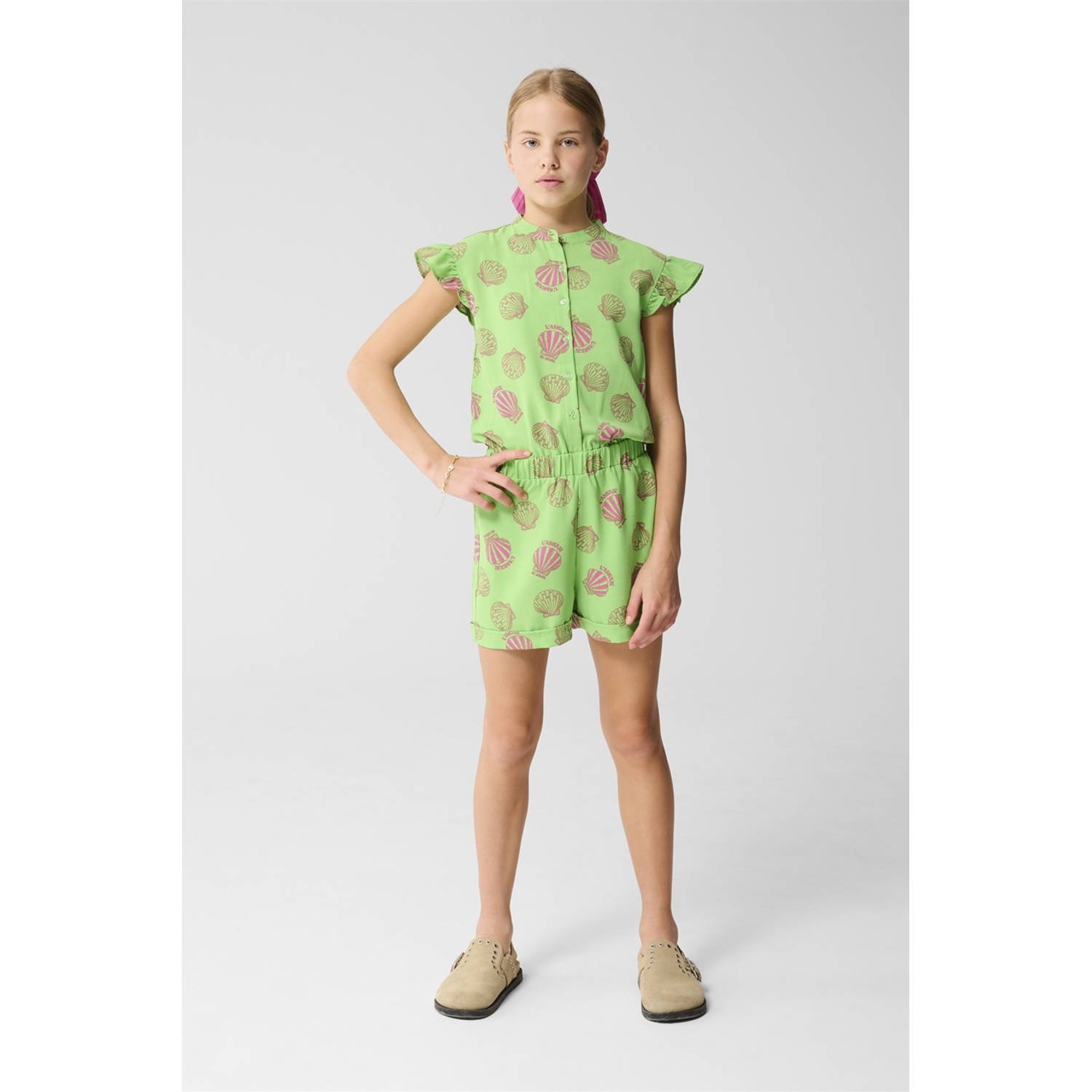 Shoeby groen regular playsuit