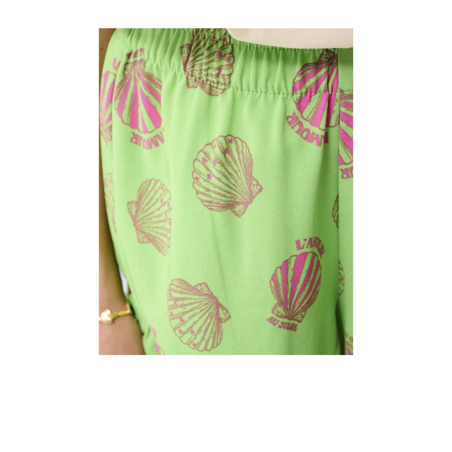 Shoeby regular casual short lichtgroen