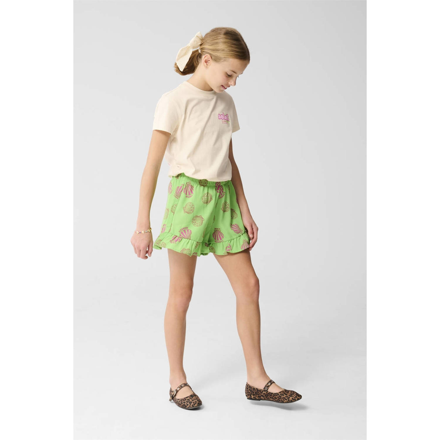 Shoeby regular casual short lichtgroen